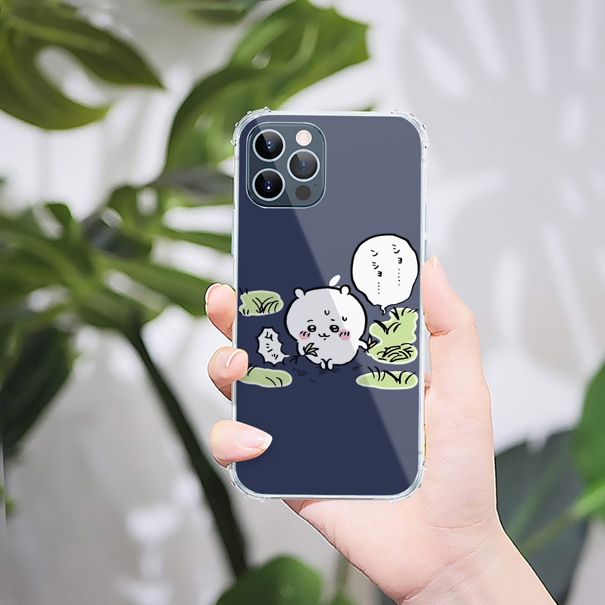 （画像用） ちいかわ ちいかわ Chii-kawa chiikawa 【iPhone 12シリーズ対応】透明スマホケース（クリアソフトケース）